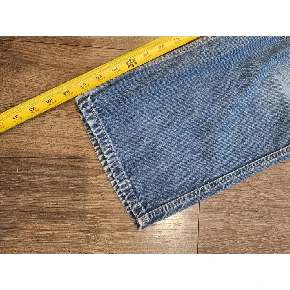 Vintage 80s Levis For Men's Orange Tab Skosh More Comfort Jeans Blue 36x30